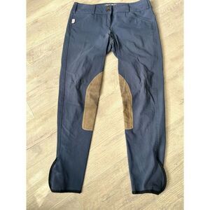 The Tailored Sportsman English Riding Habits Pants Blue Women's Sz 28 USA